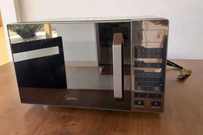 Micro-ondas Midea 35L Prata Espelhado (MXSA35S1) - Semi Novo