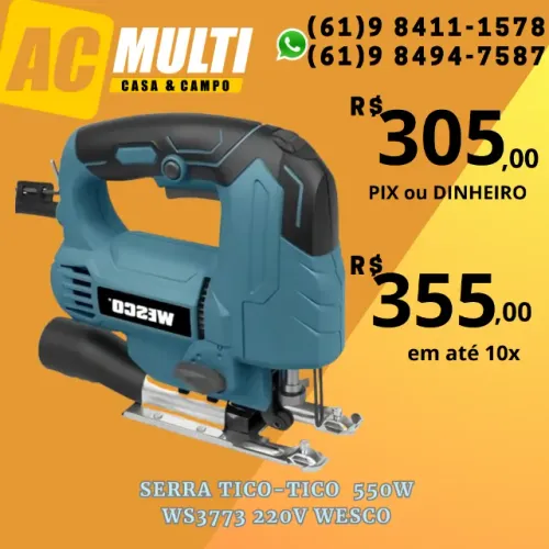 Serra Tico-Tico  550W WS3773 220V Wesco 