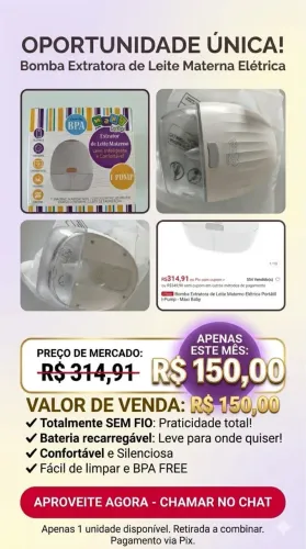 Bomba extratora de leite materno