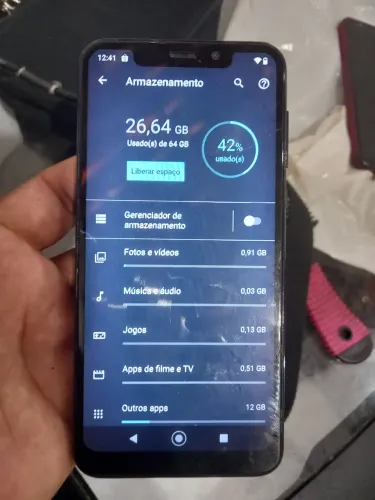 Moto one 64 Gb biometria 