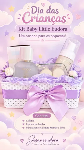 KIT DIA DAS CRIANÇAS LITTLE EUDORA