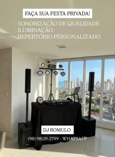 DJ ROMULO - aniversários - formaturas - casamentos - inauguração