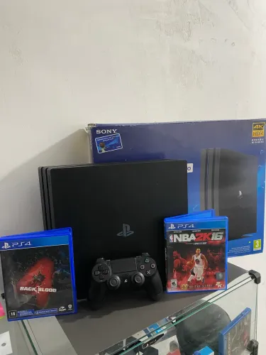 PS4 pro 4k 1 tera 3 meses de garantia