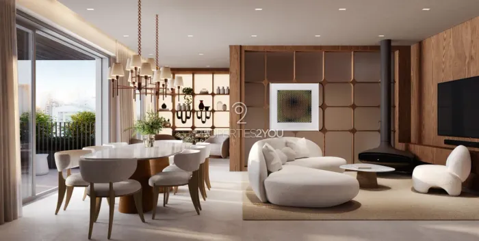 Apartamento para venda exclusivo no Cabral com 2 suítes e ampla sacada em Curitiba