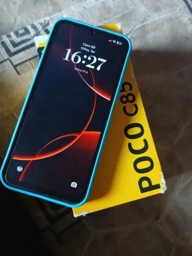 VENDO OU TROCO - POCO C85 NOVO COM CAIXA LEIA A DESCRIÇÃO PARA INFORMAÇÕES.