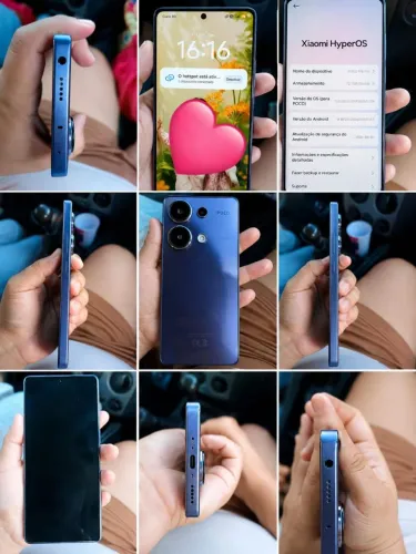 POCO M6 Pro 256GB Azul - Completo com Caixa e Carregador