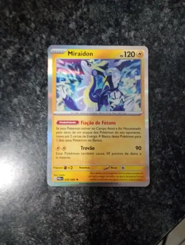 Carta pokémon miraidom.