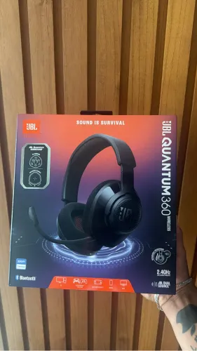 JBL, Fone de Ouvido Com Fio, Quantum 360 Wireless, Headset Gamer, Over Ear