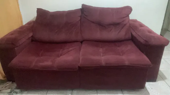 Sofá retrátil reclinável 