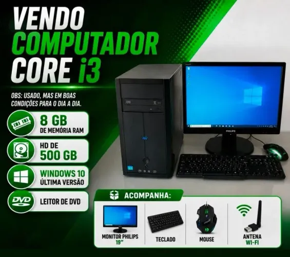 Computador Core i3