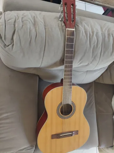 Violão Gianini gs 15 com capa e suporte