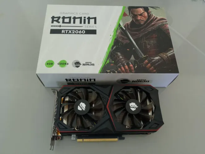 Placa de video RTX 2060 6gb Nova !
