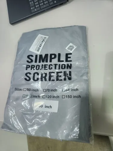 Tela de projeção 80 polegadas nova 