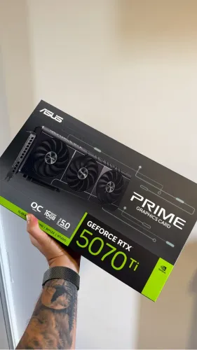 Placa de vídeo RTX 5070 ti 16gb Asus Nova Lacrada com nf 