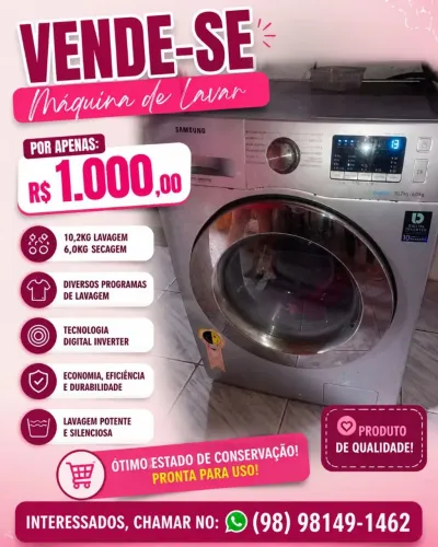 Máquina lava & seca