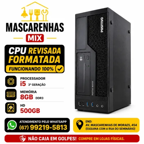 CPU Positivo i5 8GB Revisado Com Garantia!
