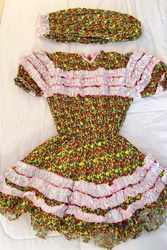Vestido de festa Junina/Julina Adulto - U