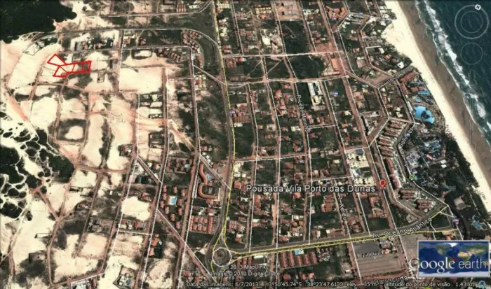 Terreno à venda, 9405 m² por R$ 3.292.072,00 - Porto das Dunas - Aquiraz/CE