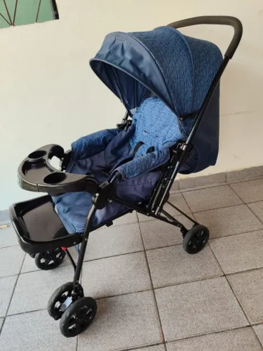 Carrinho de Bebe Com Bebe Conforto