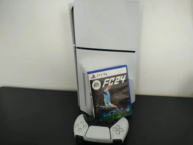 Ps5 Slim 1 Tera + 1 Jogo + 1 Controle + 6 meses de garantia