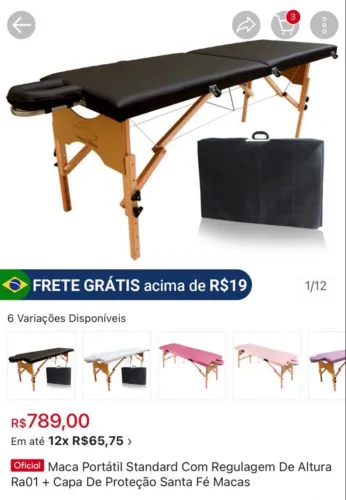 Maca portátil