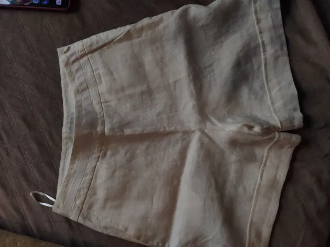 Short alfaiataria branco 36
