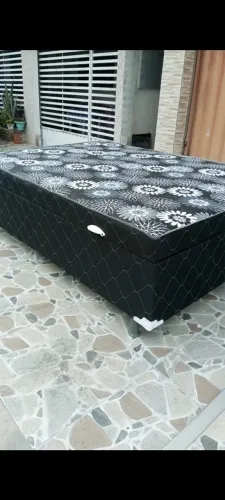 Cama box casal baú