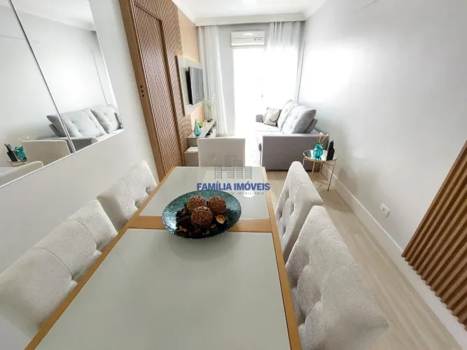 Aparamento à venda 2 quartos 1 suite 2 vagas no Marapé em Santos/SP