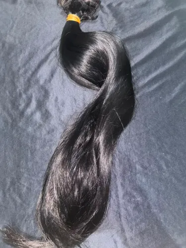Cabelo liso,65 cm e 160 Gr..Ponto americano.Cabelo Brasileiro Regional.