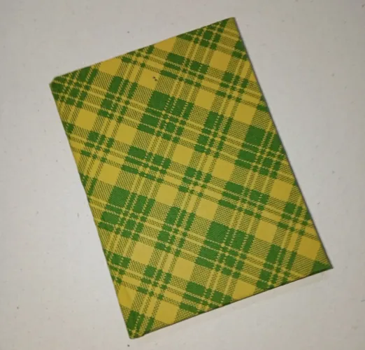 Caderneta A6 - Capa Dura Xadrez