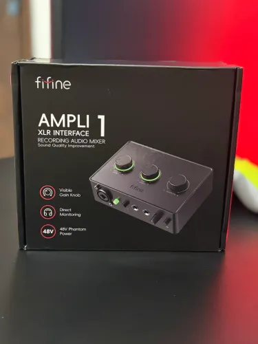 FIFINE SC1 - Interface de Áudio USB | NOVA E LACRADA