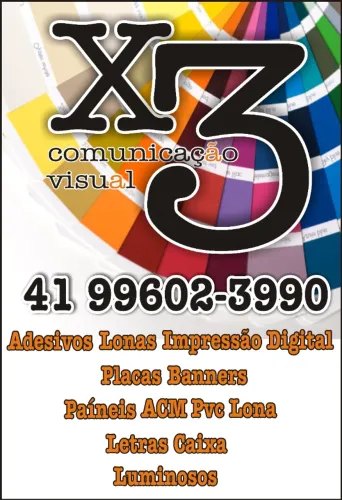 Impressão digital Comunicação visual.