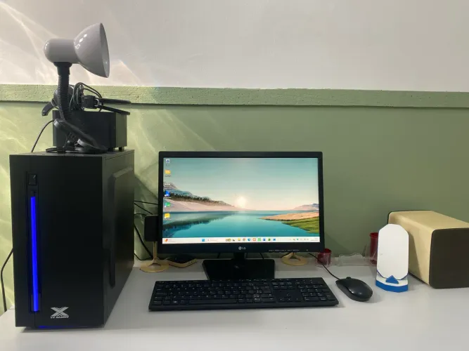 Computador Completo de Bancada / Desktop VX Gaming + Monitor LG + Periféricos