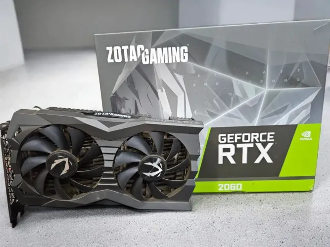 Placa de video rtx 2060 6gb zotac so venda