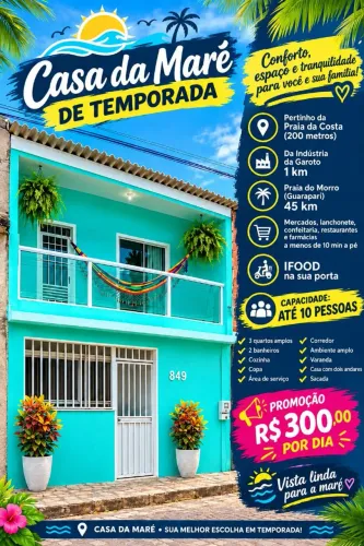 Casa de temporada sua melhor oportunidade
