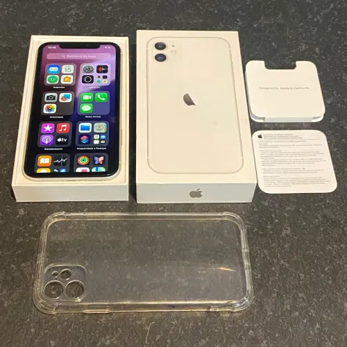 Iphone 11 128GB + Caixa + Capinha + Cabo