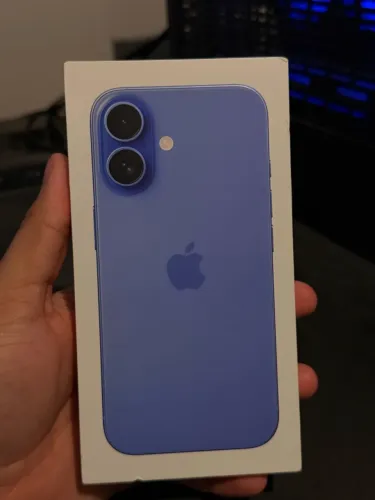 Apple iPhone 16 (128 GB) - Ultramarine - LACRADO E COM NOTA FISCAL