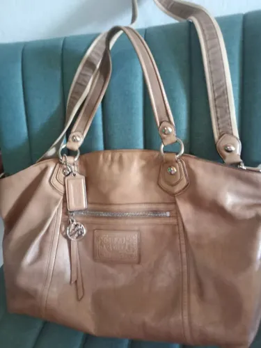 Bolsa coach marrom claro original