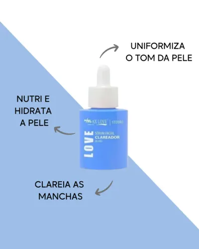 Sérum Facial Clareador Love Oil-Free 30ml 