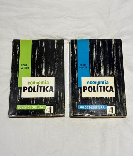 RAROS Livros Henri Guitton | 1959 - Economia Política III e IV (Novos)