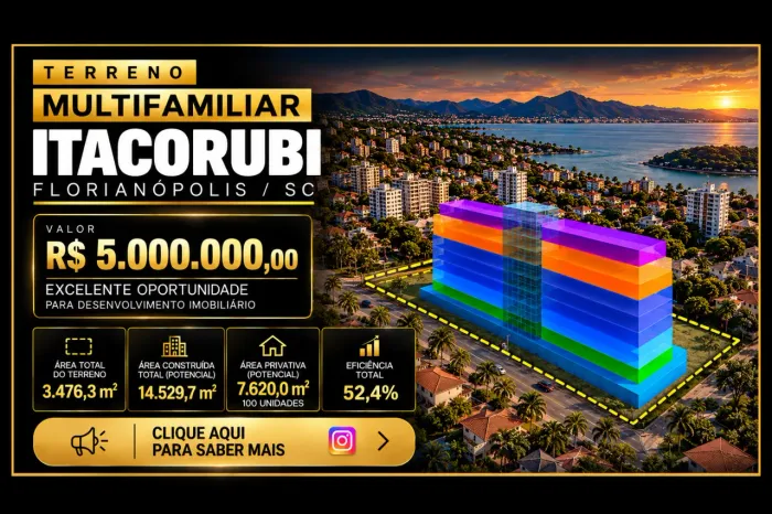 Terreno para Venda em Florianópolis, Itacorubi