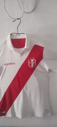Camisa Seleção do Peru  Home Faixa Diagonal - Tam M