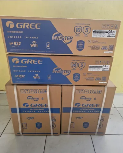Ar condicionado split Gree inverter 9000 BTUs - Novo - NF