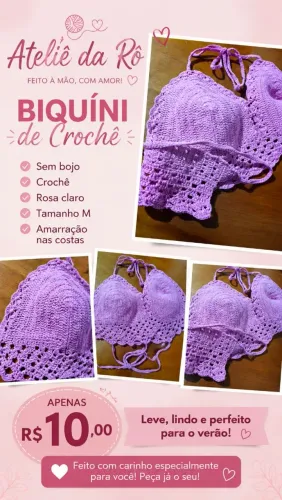 Biquine com renda