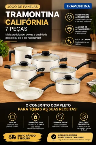 Jogo de panelas Tramontina 