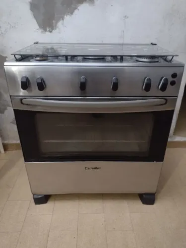 Fogão esmaltec inox 5 bocas bem conservado e limpo.