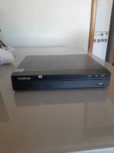 Gravador NVR Intelbras NVD 1408 acompanha HD 1TB instalado p/ 8 câmeras caixa original