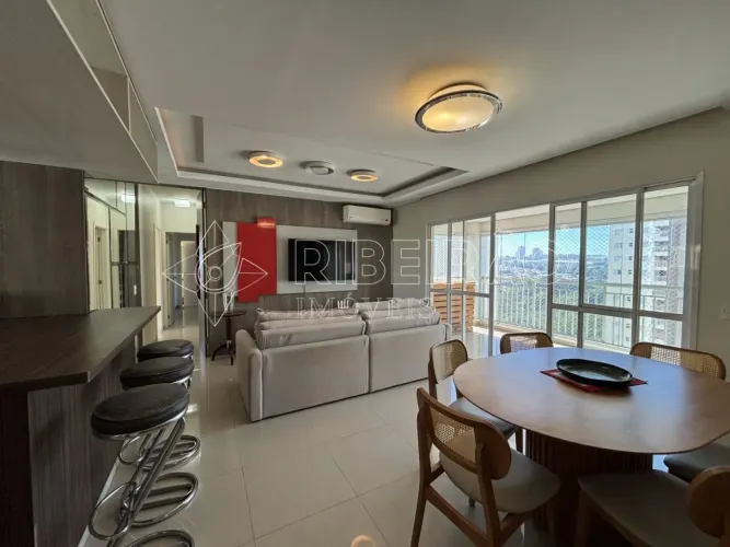 Apartamento mobiliado 3 suítes no Praças do Golf para venda e locação