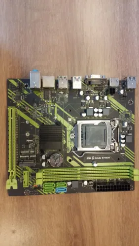 Placa mãe lga 1155 nova