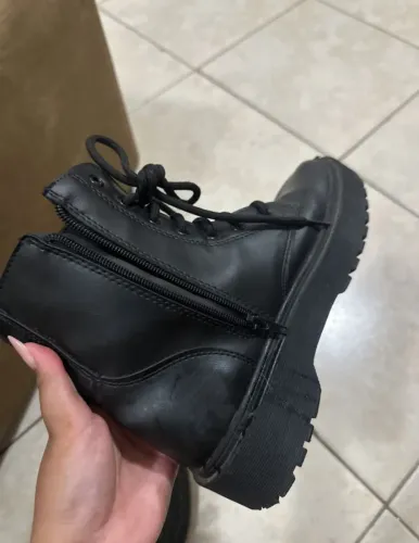Coturno feminino preto 37
